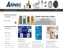 Tablet Screenshot of airindex.fr